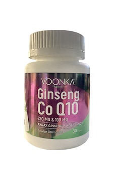 Voonka Ginseng Coenzyme Q10 30 Kapsül