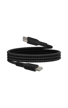 Belkin Boost Charge 60w Örgülü Usb-c - Usb-c Kablosu 1m Siyah Belkin Boost Charge 60w Örgülü Usb-c - Usb-c Kablosu 1m Siyah