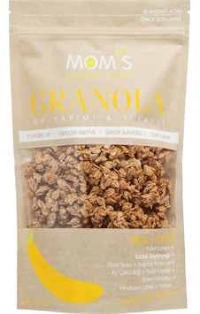 Mom's Natural Foods Muz Ceviz Granola 360 G Mom's Natural Foods Muz Ceviz Granola 360 G