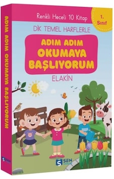 1.Sınıf Adım Adım Okumaya Başlıyorum İlk Okuma Kitapları Seti - 10 Kitap Takım- Sen Yayınları 1.Sınıf Adım Adım Okumaya Başlıyorum İlk Okuma Kitapları Seti - 10 Kitap Takım- Sen Yayınları