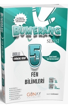 5. Sınıf Fen Bilimleri Bumerang Etkinlikli Akıllı Defter Kitap Günay Yayınları 5. Sınıf Fen Bilimleri Bumerang Etkinlikli Akıllı Defter Kitap Günay Yayınları