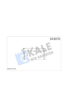 Kale 343070 Klıma Radyatoru Bmw E60 E65 M57 N57 N67 64509122827 Kale 343070 Klıma Radyatoru Bmw E60 E65 M57 N57 N67 64509122827