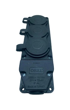 1 Adet Orel 3 Lü Kauçuk Grup Priz Monofaze 1x16a 220 V 1 Adet Orel 3 Lü Kauçuk Grup Priz Monofaze 1x16a 220 V