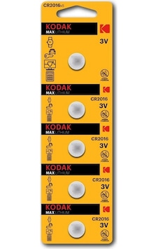 Kodak 5 Adet Cr2016 Lityum Para Pil