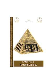 Piramitbiblo Antik Mısır Temalı Estetik Dekoratif Polyester Taş Tozu Kompakt İşçilik Piramit Biblo Piramitbiblo Antik Mısır Temalı Estetik Dekoratif Polyester Taş Tozu Kompakt İşçilik Piramit Biblo