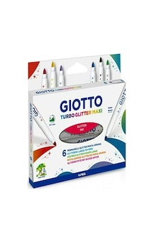 Giotto Turbo Glitzer Maxi 6'Lı Marker Kalem Set Ft426600 Giotto Turbo Glitzer Maxi 6'Lı Marker Kalem Set Ft426600