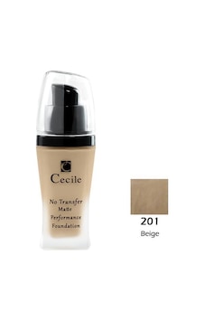 Cecile No Transfer Matte Performance Mat Fondote No: 201 30 ML Cecile No Transfer Matte Performance Mat Fondote No: 201 30 ML