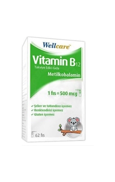 Wellcare Vitamin B12 500 Mcg Dil Altı Sprey 5 Ml Wellcare Vitamin B12 500 Mcg Dil Altı Sprey 5 Ml