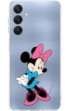 Samsung Galaxy A26 İle Uyumlu Minnie Mouse 7 Baskılı Kamera Korumalı Şeffaf Kılıf Şeffaf