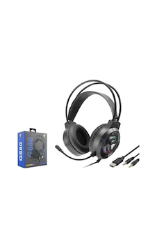 Hadron G880 Rgb Ledli Mikrofonlu 2x3.5mm Aux 2mt Kablolu Kulaküstü Oyuncu Kulaklığı - Siyah Hadron G880 Rgb Ledli Mikrofonlu 2x3.5mm Aux 2mt Kablolu Kulaküstü Oyuncu Kulaklığı - Siyah