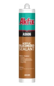 Akfix As606 Silikonize Mastik Kahverengi 500 Gr Akfix As606 Silikonize Mastik Kahverengi 500 Gr
