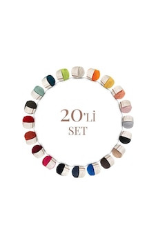 Premium Amigurumi Ipi Punch Panç Baby Soft Cotton 50 Gr 20'li Örgü Ip Set24 Premium Amigurumi Ipi Punch Panç Baby Soft Cotton 50 Gr 20'li Örgü Ip Set24
