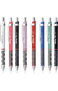 Tikky Versatil Kalem 0.7 Mm 8 Uçlu Kalem Set Kahve Siyah Mavi Lila Turkuaz Kırmızı Gül Kuru Beyaz Çok Renkli