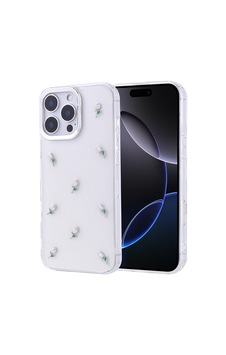 Apple Uyumlu iPhone 16 Pro Max Kılıf Airbag Tasarımlı Simli Şeffaf Zore Kutup Kapak Lale Apple Uyumlu iPhone 16 Pro Max Kılıf Airbag Tasarımlı Simli Şeffaf Zore Kutup Kapak Lale