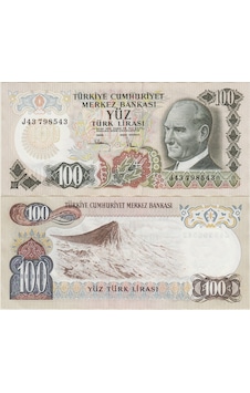 Bank 6. Emisyon 100 Lira J43 Çilaltı. Bank 6. Emisyon 100 Lira J43 Çilaltı.