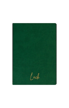 Luck Defter - Dokulu Thermo Sert Kapak - Çizgisiz 192 Sayfa 15x21,3cm - Yeşil Çok Renkli Luck Defter - Dokulu Thermo Sert Kapak - Çizgisiz 192 Sayfa 15x21,3cm - Yeşil Çok Renkli