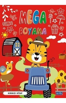 Mega Boyama-kırmızı Kitap Mega Boyama-kırmızı Kitap