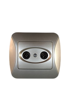 Dmr Riva Silver gümüş-gri Tv-r Prizi Dmr Riva Silver gümüş-gri Tv-r Prizi