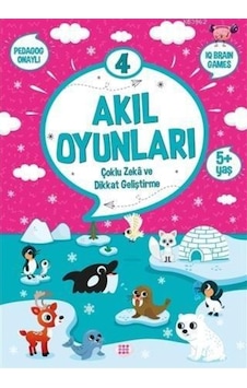 Dokuz Yayınları Akıl Oyunları 4 5+ Yaş Dikkat Geliştirme ve Ço Dokuz Yayınları Akıl Oyunları 4 5+ Yaş Dikkat Geliştirme ve Ço