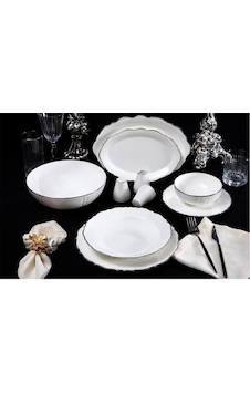 Massimo Victoria Silver 56 Parça Yemek Takımı
