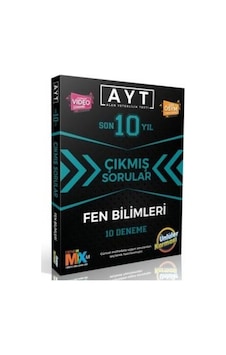 AYT Fen Bilimleri Son 10 Yıl Çıkmış Sorular 10 Deneme - Ünlüler Karması AYT Fen Bilimleri Son 10 Yıl Çıkmış Sorular 10 Deneme - Ünlüler Karması
