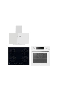 Hoover Genova HO3158W - HVW6MBB - HDG6C1GWTK Telefon Bağlantılı Beyaz Ankastre Set Hoover Genova HO3158W - HVW6MBB - HDG6C1GWTK Telefon Bağlantılı Beyaz Ankastre Set