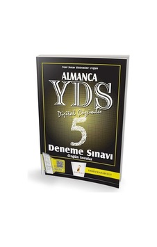 Almanca YDS 5 Deneme Sınavı - Özgün Sorular - Erdem Karabulut - Pelikan Yayınları Almanca YDS 5 Deneme Sınavı - Özgün Sorular - Erdem Karabulut - Pelikan Yayınları