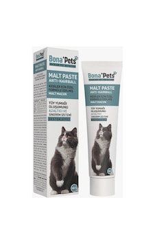 Bona Pets Kediler Için Tüy Yumağı Oluşumunu Azaltıcı Sindirim Sistemi Destekleyici Malt Paste 100mg Bona Pets Kediler Için Tüy Yumağı Oluşumunu Azaltıcı Sindirim Sistemi Destekleyici Malt Paste 100mg