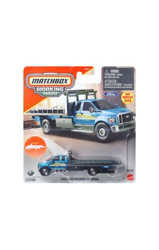 Matchbox Çalışma Donanımı Araçları Ford F-650 Rollback Jjp10 Çok Renkli