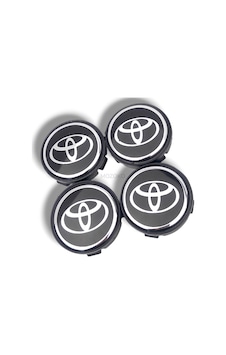 Toyota Uyumlu 58/ 55 Mm Siyah Geçmeli Jant Göbeği Kapak Seti, 4 Adet Krom Görünümlü Toyota Uyumlu 58/ 55 Mm Siyah Geçmeli Jant Göbeği Kapak Seti, 4 Adet Krom Görünümlü