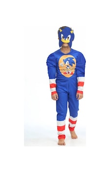Life For Moda Erkek Çocuk Sonic Kaslı Kostüm - Sonic Kaslı Erkek Çocuk Kostümü Mavi Life For Moda Erkek Çocuk Sonic Kaslı Kostüm - Sonic Kaslı Erkek Çocuk Kostümü Mavi