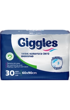 4 Adet Giggles Yatak Koruyucu Örtü 30'lu 60x90 Diğer 4 Adet Giggles Yatak Koruyucu Örtü 30'lu 60x90 Diğer