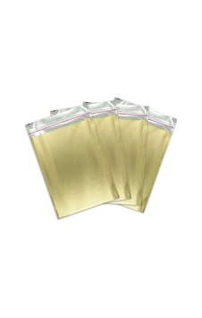 Showparty Lüx  Yapışkanlı Hediye Paketi Lüks Metalize Poşet Gold 30 x 35 CM 10 Adet