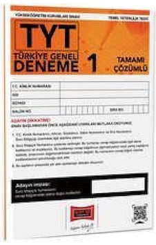 Yargı Yayınları 2023 Tyt Tamamı Çözümlü Türkiye Geneli Deneme Sınavı 1 Rüstem Kızıldağ Yargı Yayınları 2023 Tyt Tamamı Çözümlü Türkiye Geneli Deneme Sınavı 1 Rüstem Kızıldağ