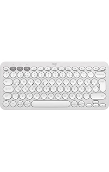 Logıtech K380s Pebble Keys Beyaz 920011860 2 Çoklu Ci Haz Özelli Kli Bluetooth Türkçe Q Klavye