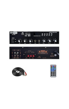 Hepa Merz Lv-200 100v Trafolu Ve 4-16 Ohm Mixer Amfi 200w Anfi Bluetooth Usb Sku: Mır8690010091352