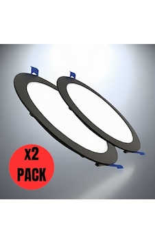 Kendal Kdl402b Slim Led Panel 2'li Spot Gömme 15w 1200 Lümen - Beyaz-6500k Siyah Kendal Kdl402b Slim Led Panel 2'li Spot Gömme 15w 1200 Lümen - Beyaz-6500k Siyah