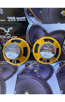 BRAVA 20CM MİDRANGE 200WAT 100 RMS 2 ADET