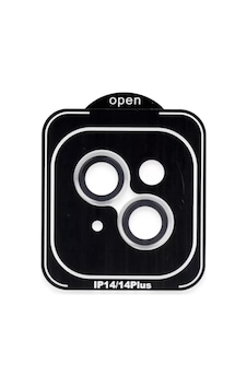 Apple iPhone Uyumlu 14 Pvd Metal Kamera Lens - Gümüş