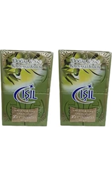 Işıl Zeytinyağlı Doğal Saf Kaynaklı Katı Sabun 4 x 200 G 2 Paket