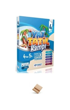 Günay Yanıt Yayınları 4'ten 5'e Geçenler İçin Yaz Tatil Kitabı + Telefon Standı