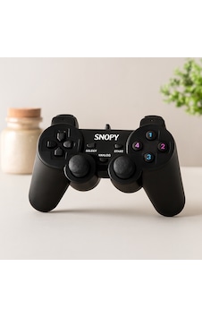 Ps3 Kablolu Titreşimli Analog Oyun Kolu Usb, 15 Tuş