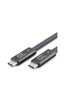 Type-c Usb4 40 Gbps 240w 8k 60 Hz Şarj Ve Data Kablosu 0.5 M Siyah Hdx7885 Diğer