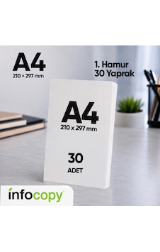 İnfocopy Fotokopi Kağıdı Premium Kalite A4 30 Yaprak 1. Hamur 1 Paket İnfocopy Fotokopi Kağıdı Premium Kalite A4 30 Yaprak 1. Hamur 1 Paket