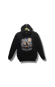 Pisa Art Unisex Siyah Sherlock Holmes Yıldızlı Gece Hoodie Hrmsw2465 Siyah Pisa Art Unisex Siyah Sherlock Holmes Yıldızlı Gece Hoodie Hrmsw2465 Siyah
