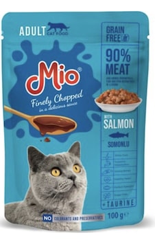 Mio Pouch Somonlu Yetişkin Kedi Maması 100 G Mio Pouch Somonlu Yetişkin Kedi Maması 100 G