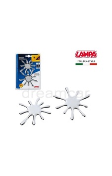 Lampa Splash Krom 3D Dekoratif Çıkartma 07253 Lampa Splash Krom 3D Dekoratif Çıkartma 07253