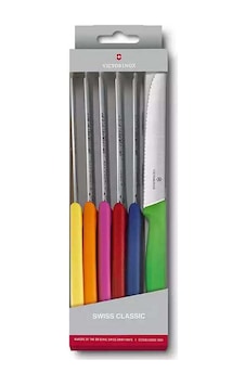 Victorinox 6.7839.6g 11cm Renkli Domates Ve Sofra Bıçağı, 6 Parça Çok Renkli Victorinox 6.7839.6g 11cm Renkli Domates Ve Sofra Bıçağı, 6 Parça Çok Renkli