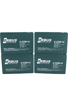 Orbus 12v 14 Ah Elektrikli Bisiklet Aküsü 4'lü Set Orbus 12v 14 Ah Elektrikli Bisiklet Aküsü 4'lü Set