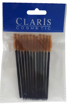 Claris Ipek Kirpik Kaş Fırçası 12'li C-63385 Kahverengi
